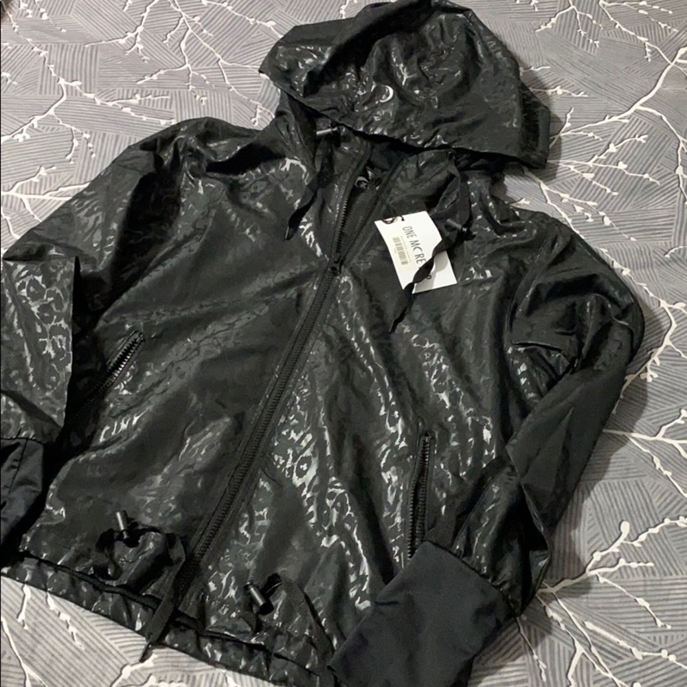 NWT Leopard Zyia Bomber Jacket size small